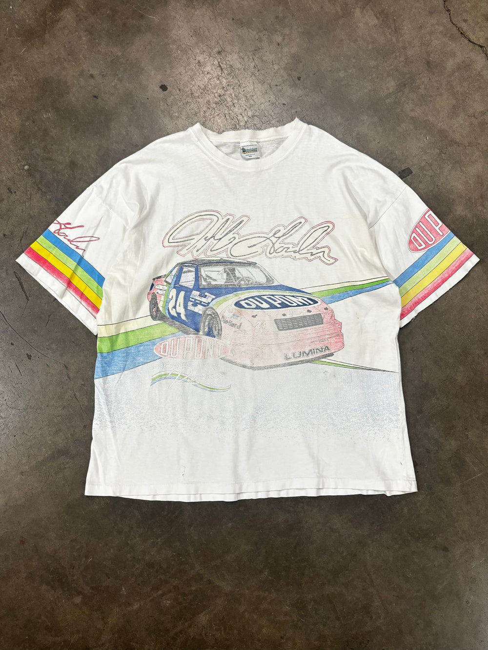 1993 Jeff Gordon Dupont AOP t shirt