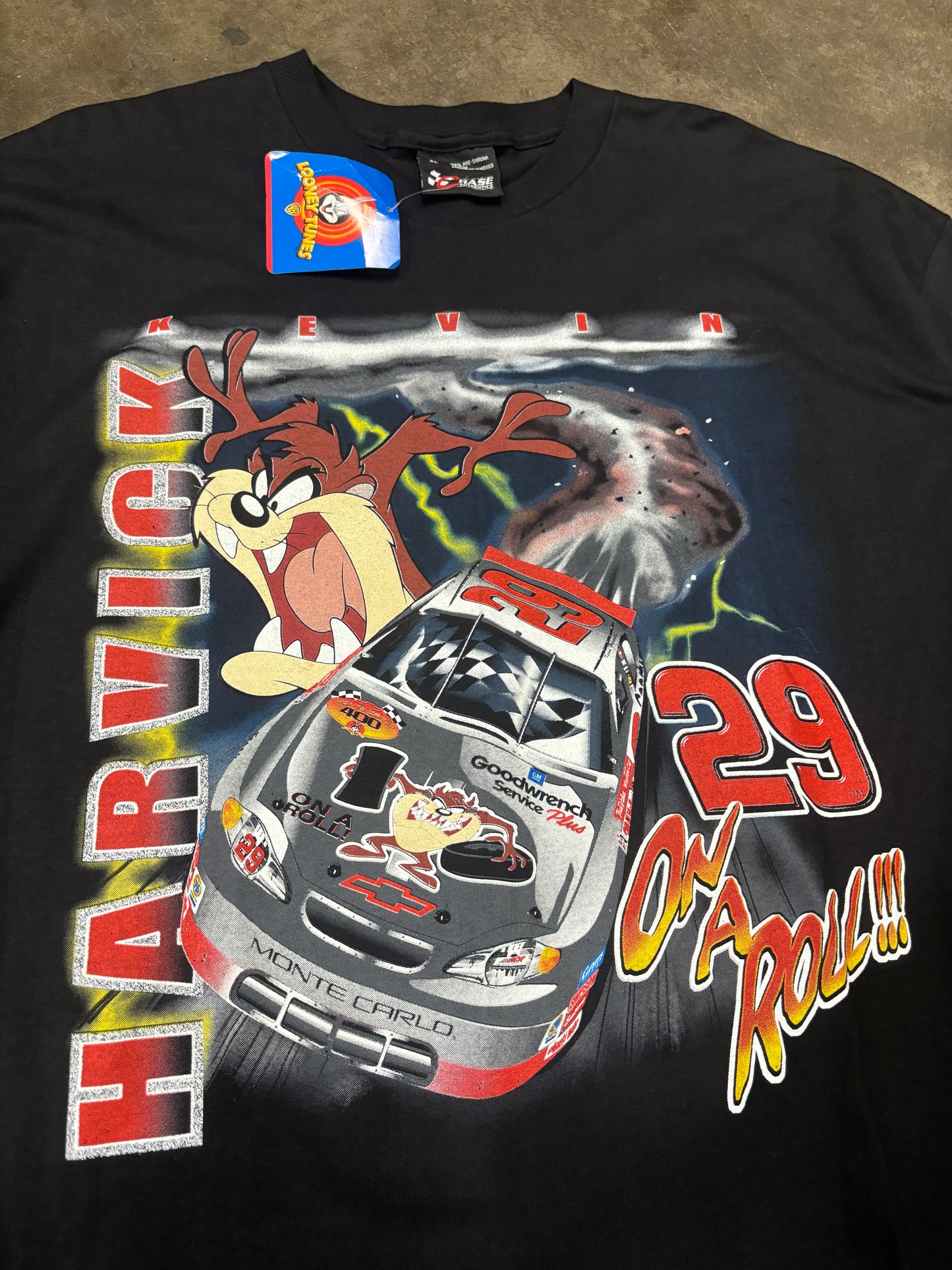 2001 Taz Nascar t shirt