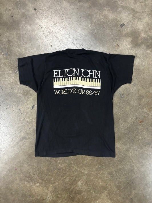 1986 Elton John tour t shirt