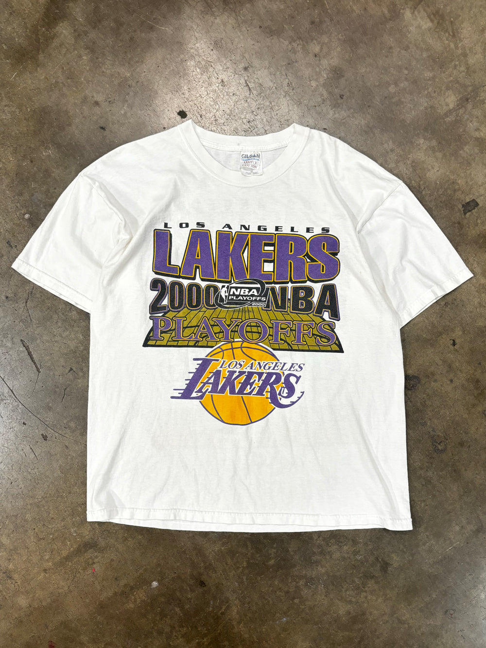 2000 Lakers playoff t shirt