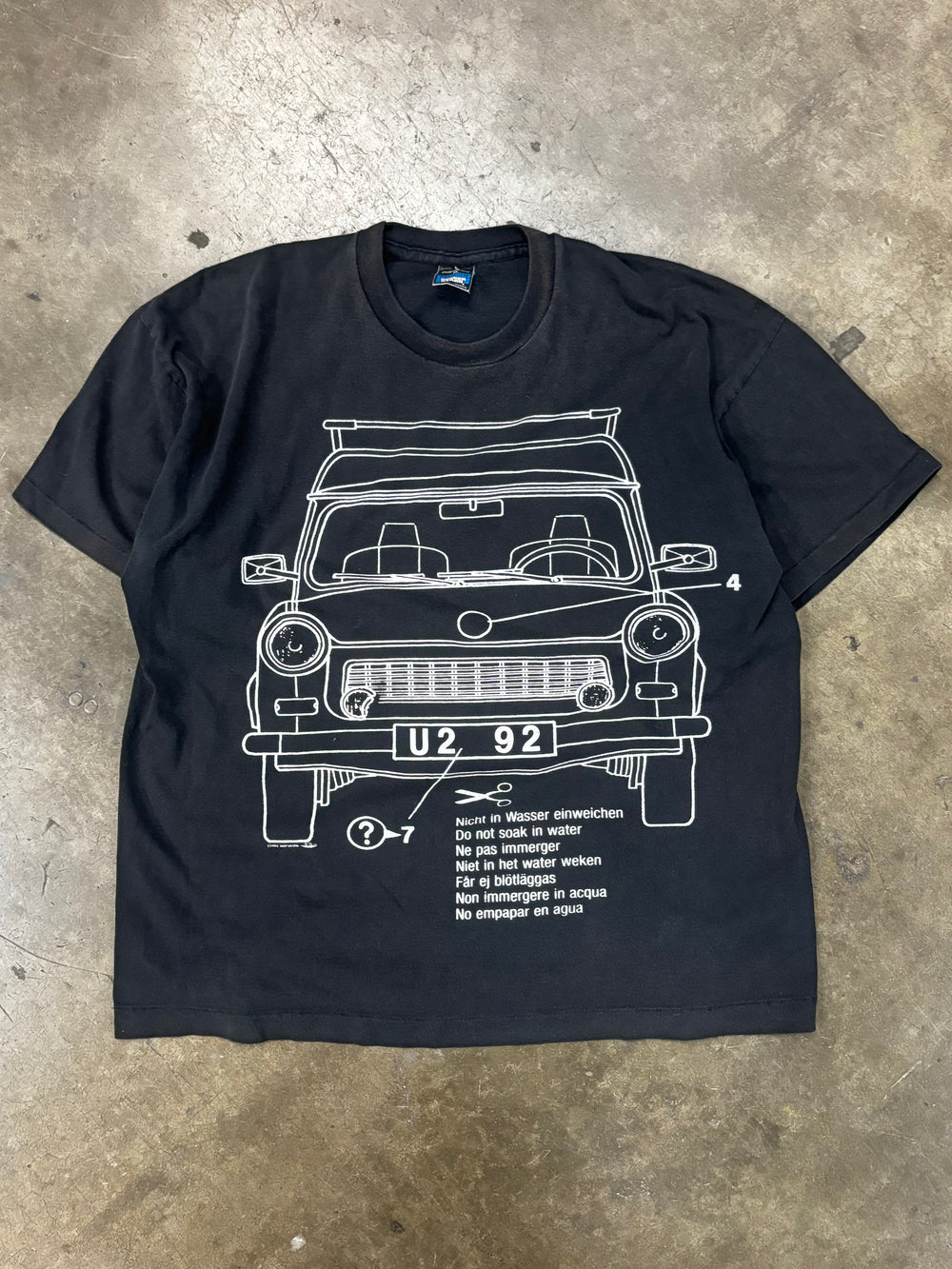 1992 U2 tour t shirt