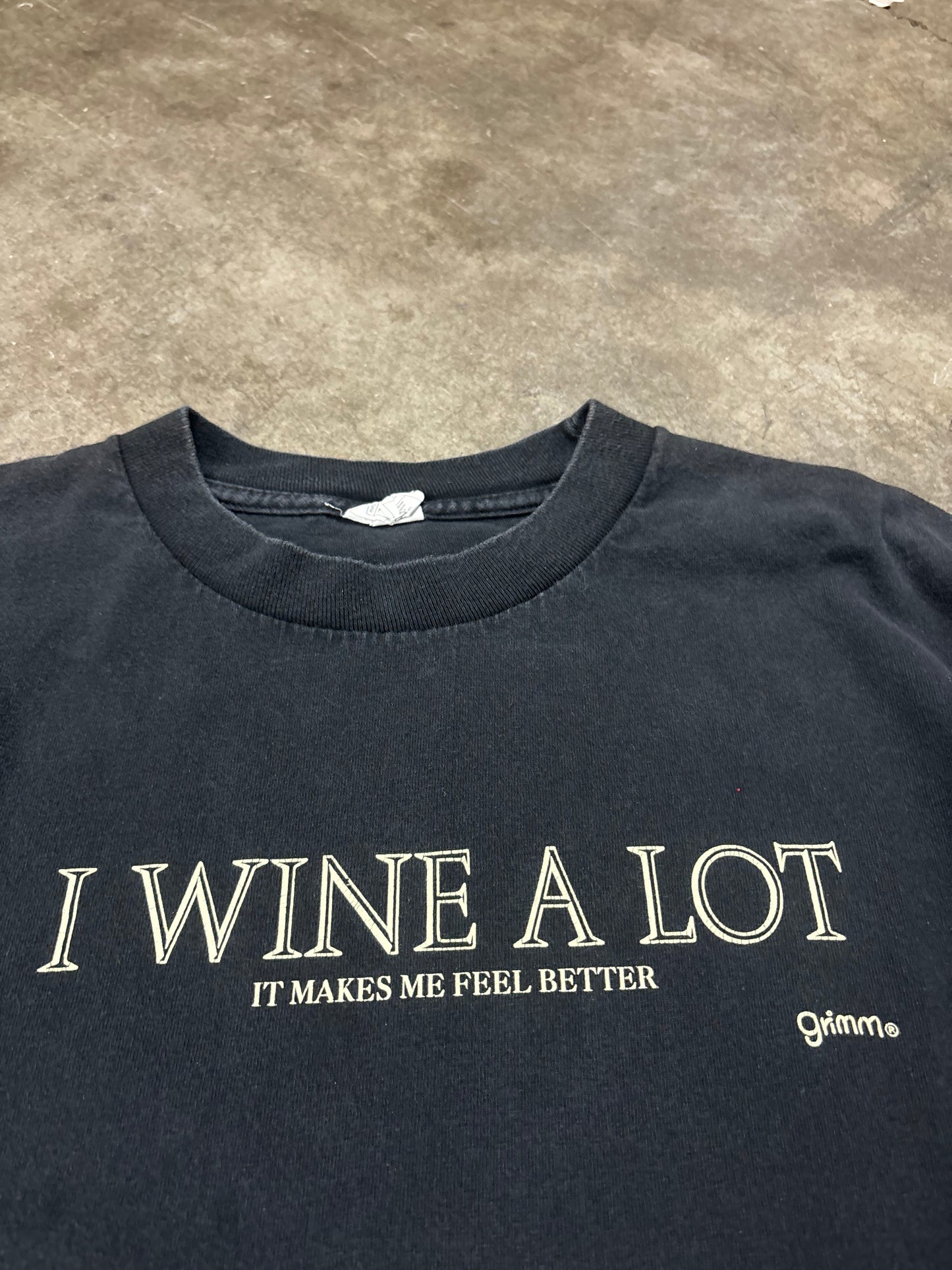 vtg I wine a lot t shirt