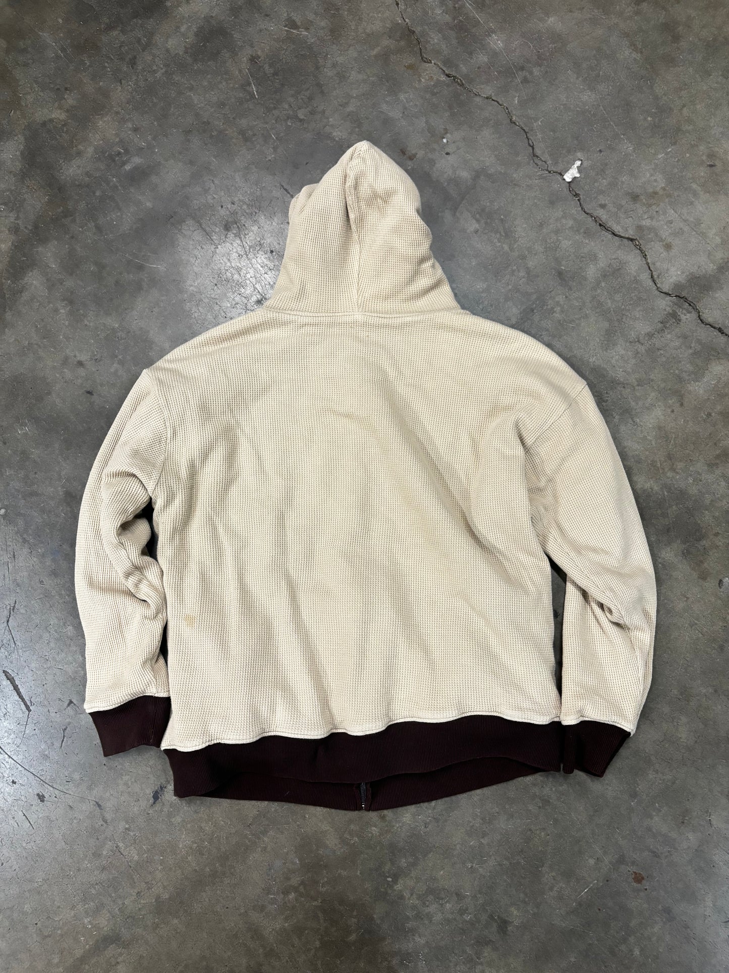 vtg Avirex reversible thermal hoodie