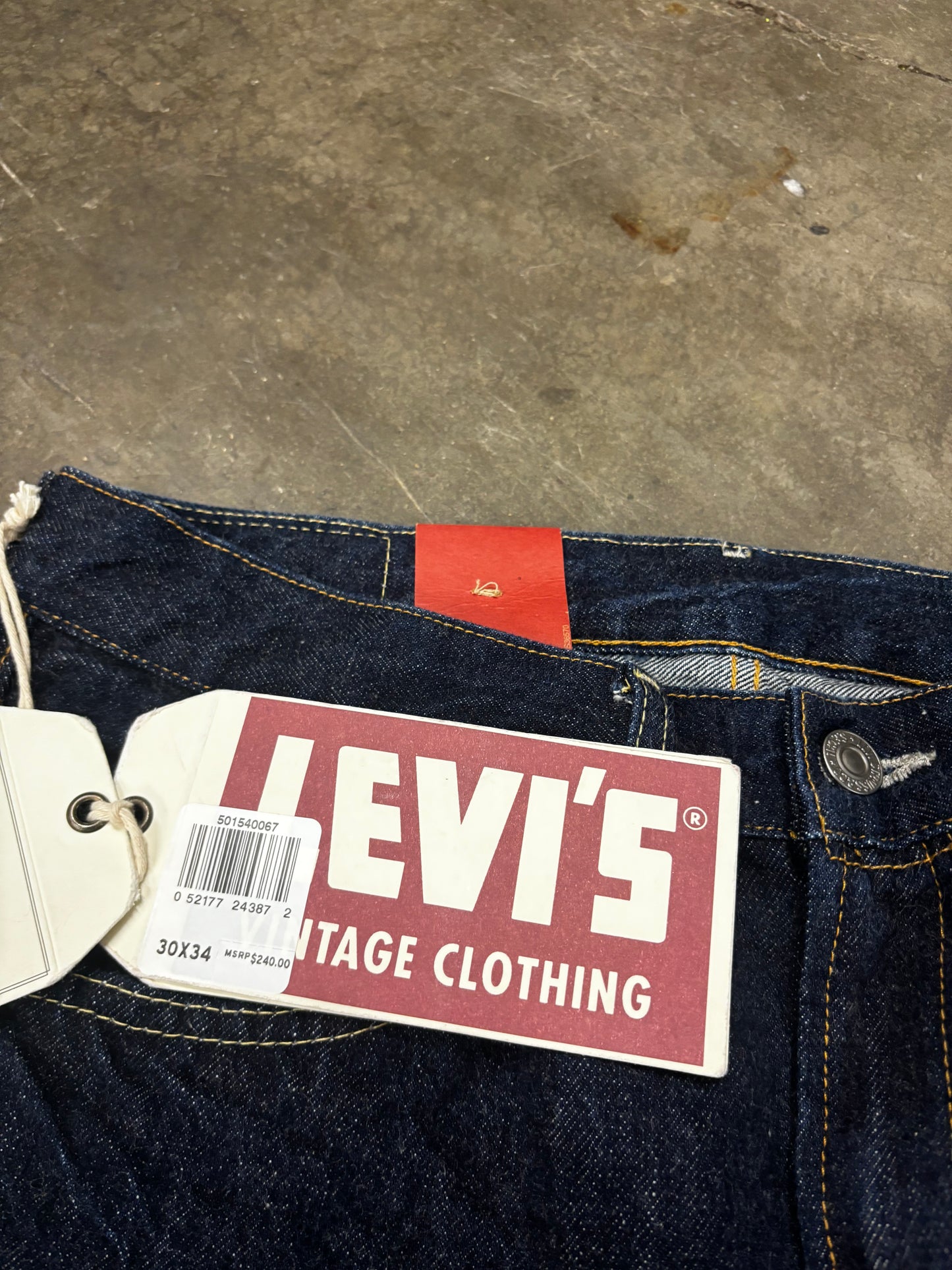 Levis Repro 1954 501z New