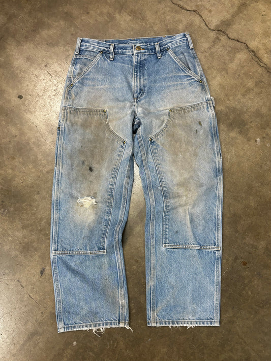 Vtg Carhartt denim double knee