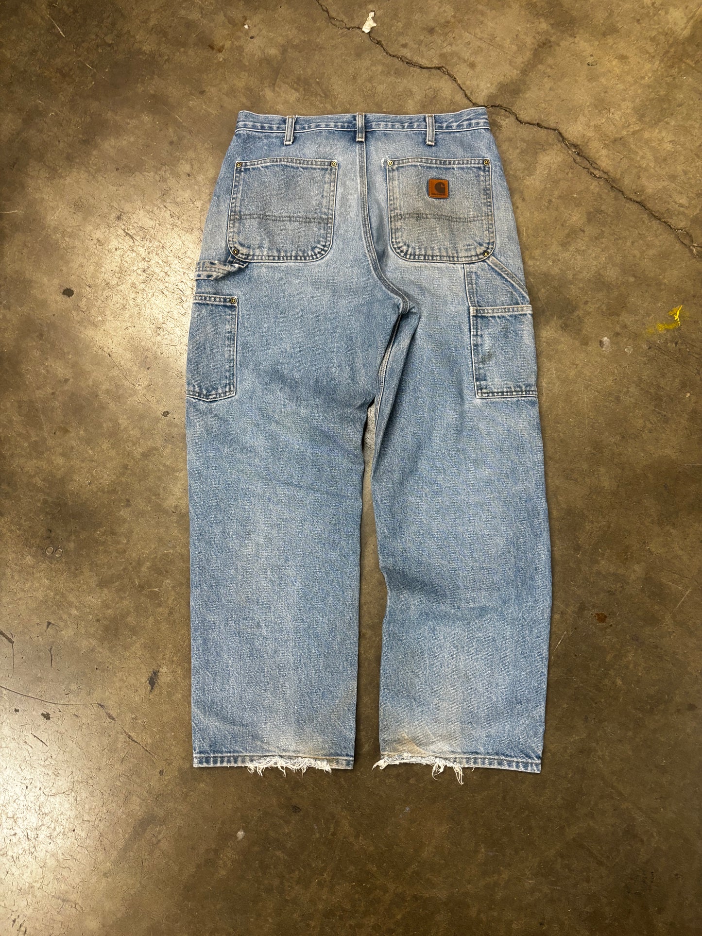 Vtg Carhartt denim double knee