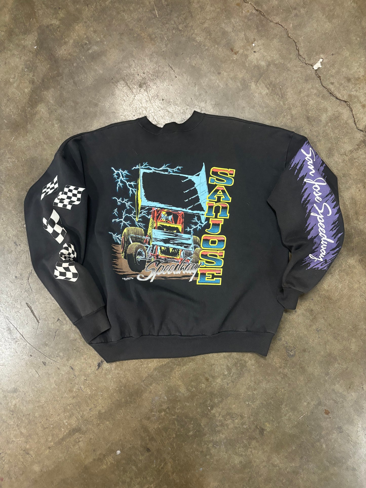 90s Thunder nascar crewneck