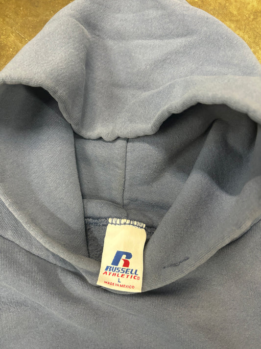 90s Russell hoodie faded blue