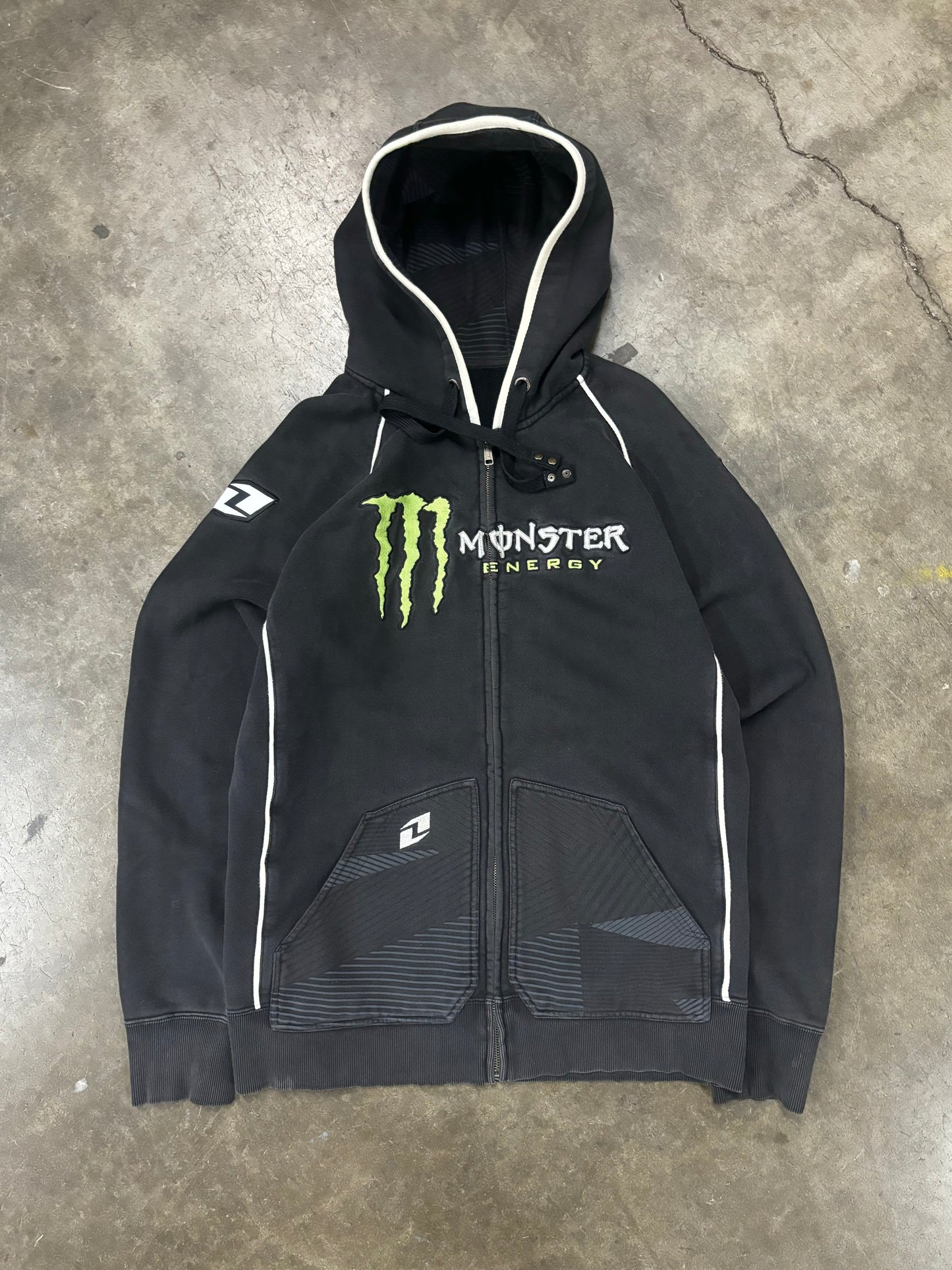 Y2K Monster zip up hoodie