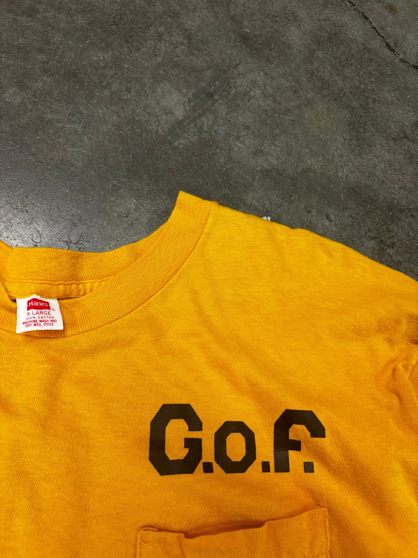 1974 GOF car pocket t shirt