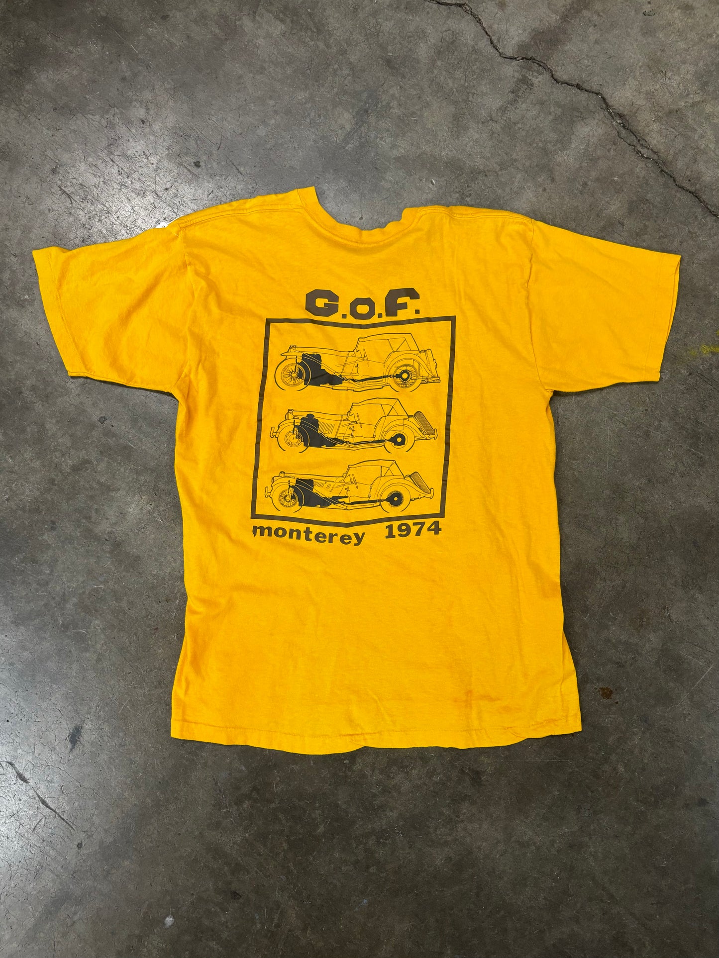 1974 GOF car pocket t shirt