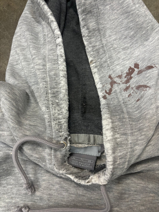 Vtg Nike hoodie paint distressed