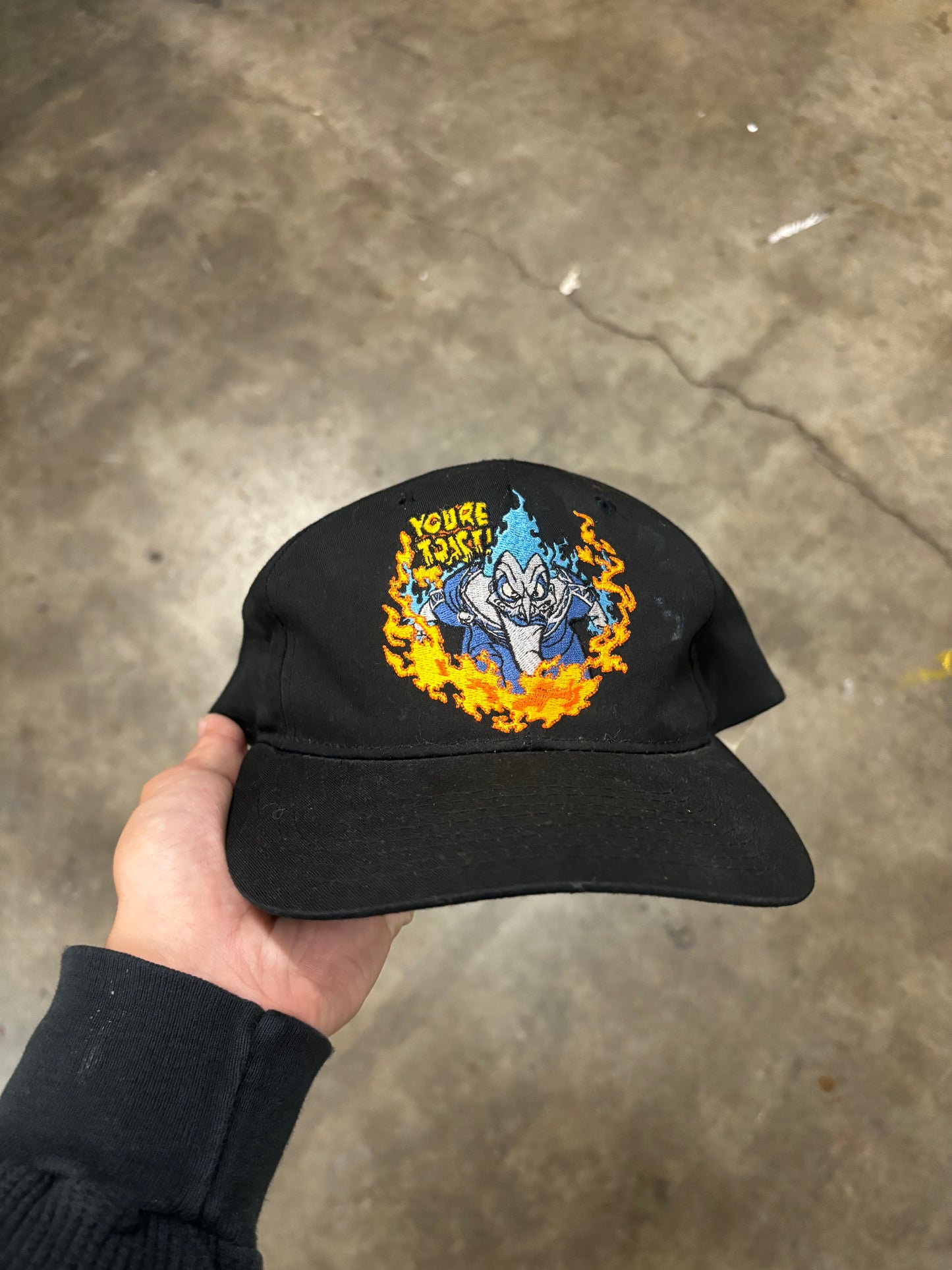 Vtg Disney Hurcules Hades "your toast" hat