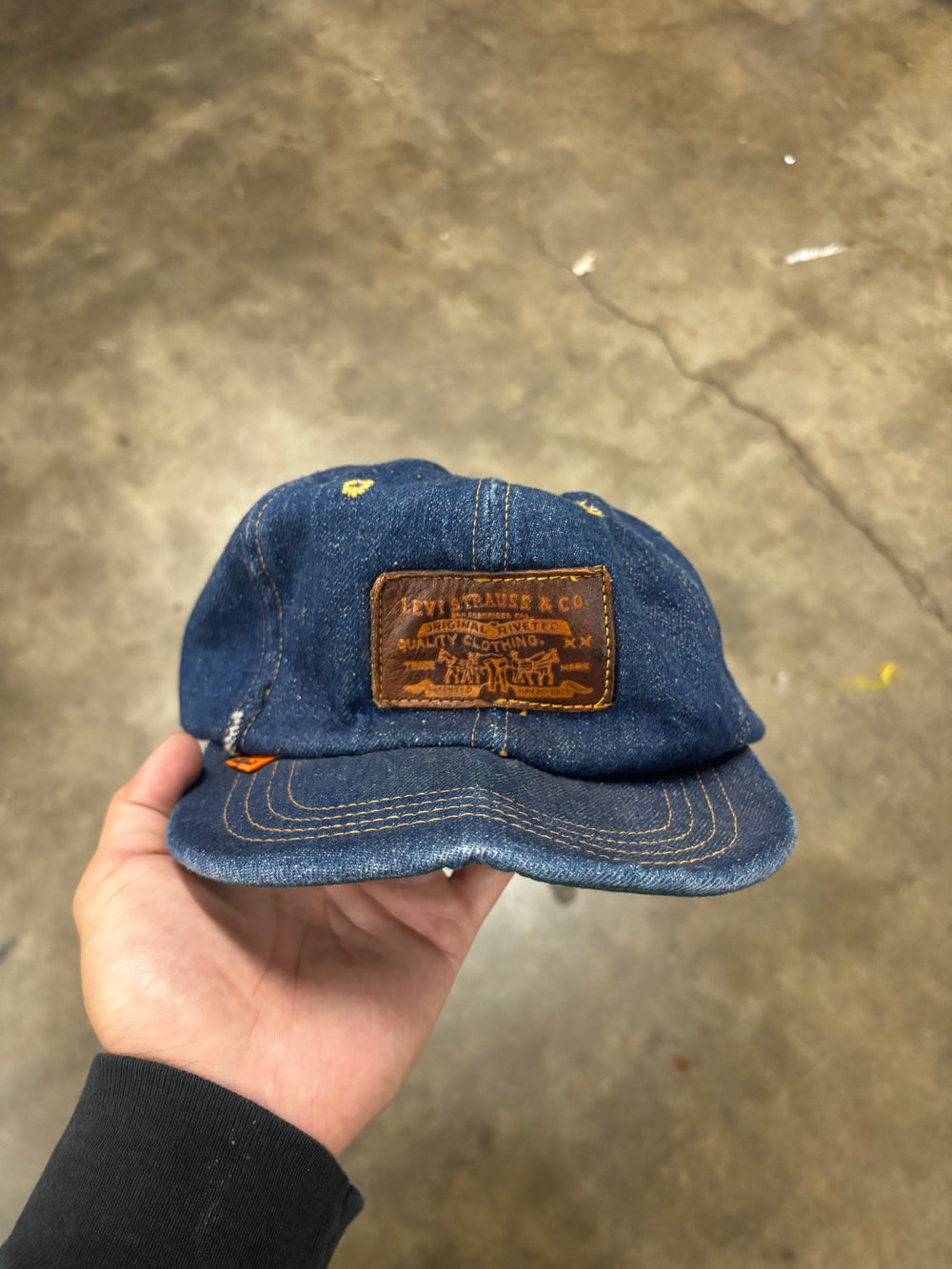 70s Denim levis orange tab hat