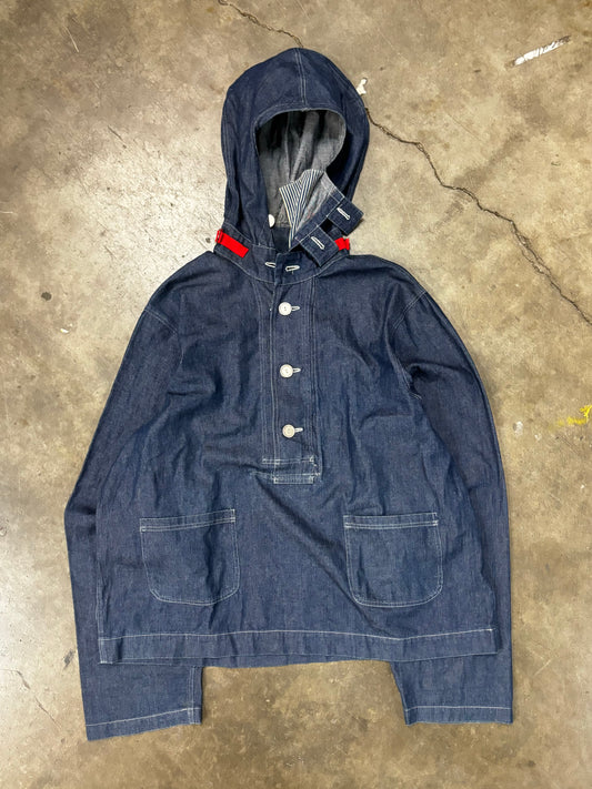 Vtg denim smok Gunner jacket