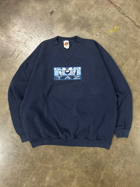 90s Taz box logo crewneck